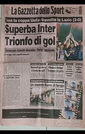 Giornale GDS Inter finale coppa UEFA 1997