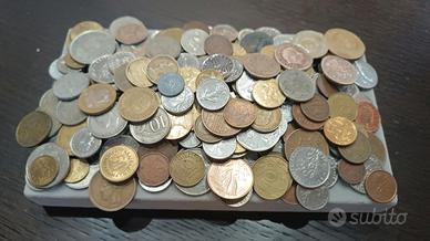 LOTTO 1 KG+ DI MONETE MONDIALI MISTE - COLLEZIONE