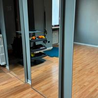 3 specchi da palestra, ufficio, casa