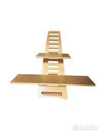 Wooden Standing Desk Stand for Laptop