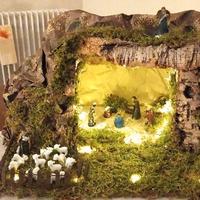 presepi artigianali in corteccia