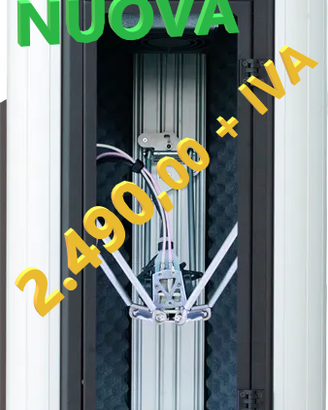 Stampante 3D WASP 2040 INDUSTRIAL X DELTA NUOVA !