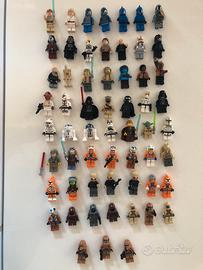 Lotto 59 personaggi minifigures lego star wars