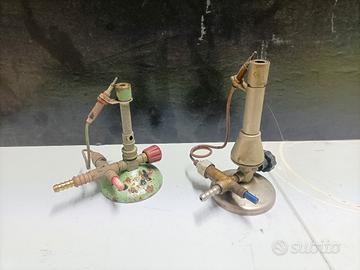 due becco bunsen GPL/gas Lab chimico 