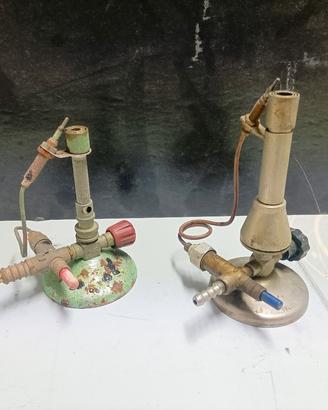 due becco bunsen GPL/gas Lab chimico 