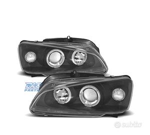 FARI PER PEUGEOT 106 96-05 ANGEL EYES FONDO NERO