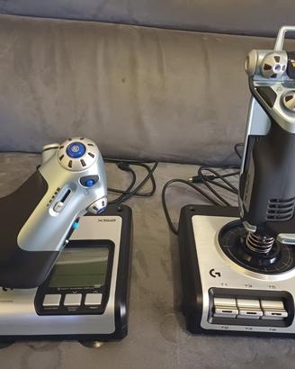 Logitech X52 HOTAS Flight simulator
