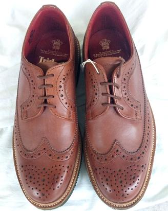 Tricker's derby marrone 8.5 UK