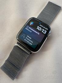 Apple watch 5 acciaio lucido + accessori