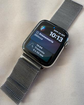 Apple watch 5 acciaio lucido + accessori