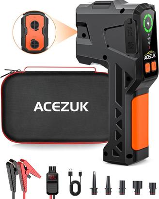 Avviatore Batteria e Pompa d'aria Elettrica 5000A