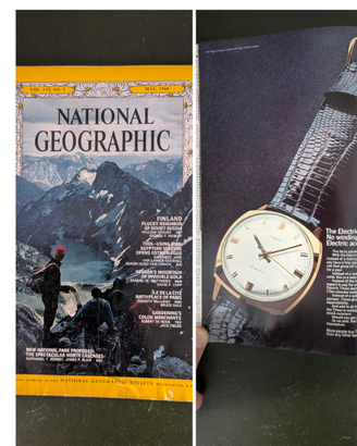 Pubblicità Vintage. Timex, Gulf, Fiat Kellogg's, .