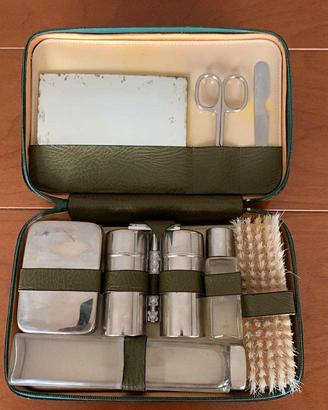 Set da Viaggio - Uomo Toilette Anni '50 - Trousse