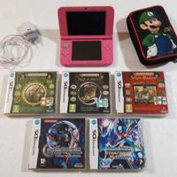 Nintendo 3ds XL rosa e giochi