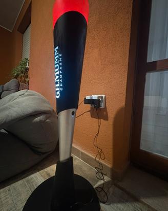 Porta bottiglie illuminato G.H Mumm champagne