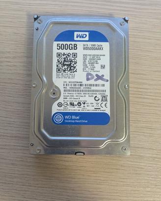 Hard Disk WD  500GB  Western Digital WD500AAKX