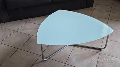 tavolino da soggiorno in vetro