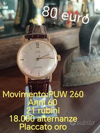 orologio vintage eufa 