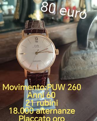 orologio vintage eufa 