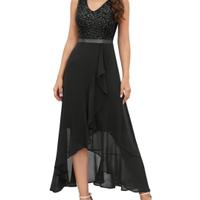 Abito da sera elegante nero S