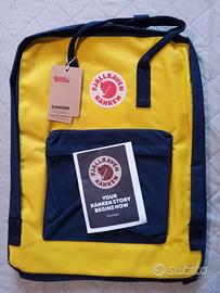 Zaino Fjallraven Kanken 20 L giallo blue multicolo