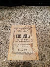Libretto su Beato Andrea da Peschiera del 1913