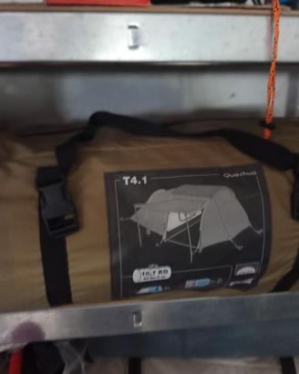 Tenda da campeggio 4 posti+accessori