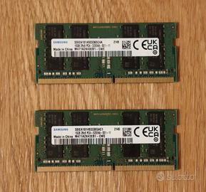 32GB RAM (2x16GB) DDR4 3200MHz Samsung SO-DIMM
