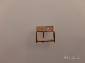 Fibbia Zenith vintage placcata oro rosa