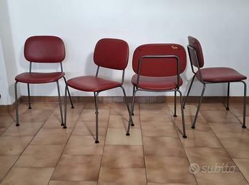 set di 4 sedie anni 60. Mobil Tecnica.
