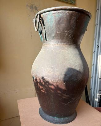 Vaso alto in rame