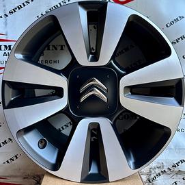 4 CERCHI IN LEGA ORIGINALI RAGGIO 16 CITROEN C3 C4