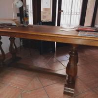 Scrivania in legno massello - stile rustico