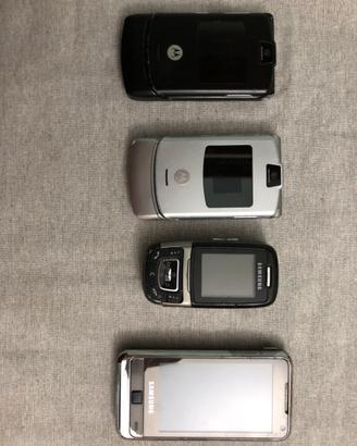 Telefoni vintage samsung e motorola