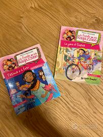 2 libri saga “la Banda delle ragazzine”