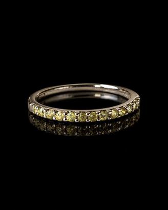 Anello Vintage in Oro Bianco 9kt con Peridoti