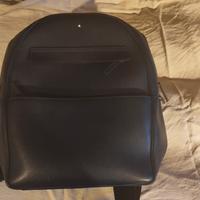 Zaino Montblanc Sartorial - Pelle Saffiano Blu Not