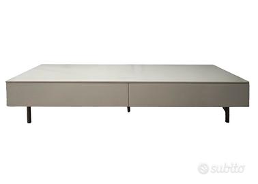 Panca in truciolare bianco