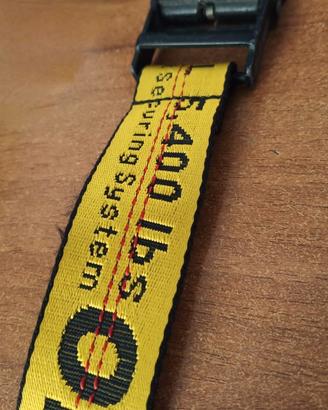 Cintura Off White industrial Belt con imperfezion