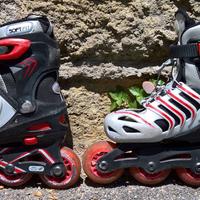 Pattini in linea rollerblade ADJ per bambina/o