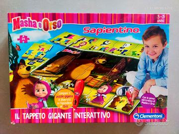 puzzle gigante interattivo Masha e Orso come nuovo