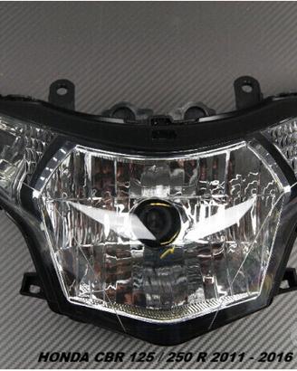 Fanale anteriore per HONDA CBR 125 250 R 2011 2016