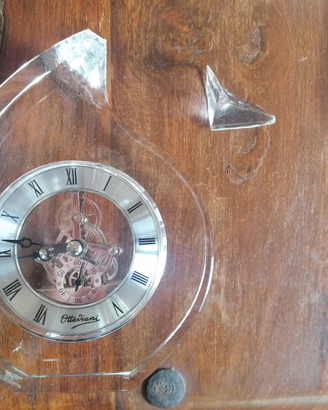 Ottaviani orologio da tavolo in cristallo