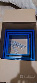 Mensole cubo blu