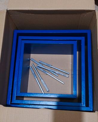 Mensole cubo blu