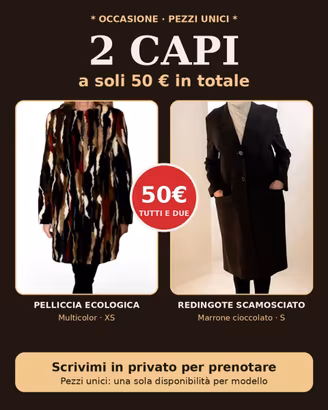 Set 2 cappotti Zara che vestono la stessa taglia