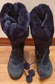 Stivaletti donna blu scuro n. 37 marca Tiger