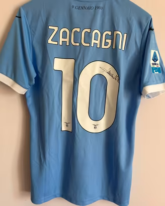 Maglia SS Lazio 2025/26 Autografata da Zaccagni