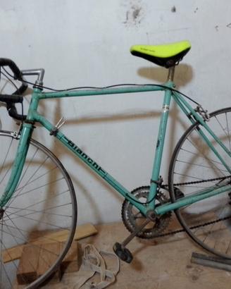 Bici da corsa vintage Bianchi – Celeste originale