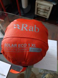 sacco a pelo xl rab solar nuovo